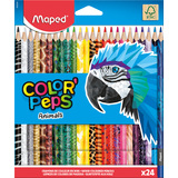 Maped crayon de couleur triangulaire COLOR'PEPS Animals