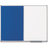 nobo tableau mixte, fond blanc/feutre, dimensions:(L)1.200 x