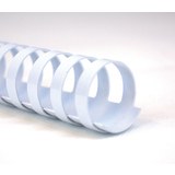 GBC peigne  relier en plastique CombBind, A4, 10 mm, blanc