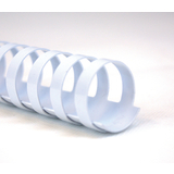 GBC peigne  relier en plastique CombBind, A4, 12 mm, blanc