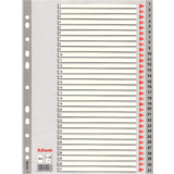 Esselte intercalaires en plastique, numrique, A4, 1-31,gris