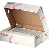 Esselte Bote d'archives, A4, (L)80 mm, en carton, blanc
