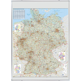FRANKEN carte routire Allemagne, inscriptible & punaises