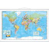 FRANKEN carte du monde, lamin, (l)1.370 x (H)970 mm