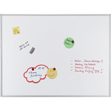 FRANKEN tableau mural blanc ECO, maill, 1.800 x 1.200 mm