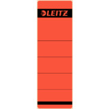 LEITZ etiquette pour dos de classeur, 61 x 192 mm, rouge