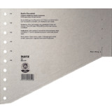 LEITZ Intercalaires-chelon, format A4 extra large, gris