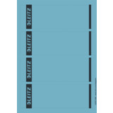 LEITZ etiquette pour dos de classeur, 61 x 192 mm, bleu