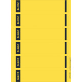LEITZ etiquette pour dos de classeur, 39 x 192 mm, jaune
