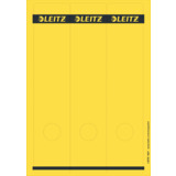 LEITZ etiquette pour dos de classeur, 61 x 285 mm, jaune