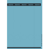 LEITZ etiquette pour dos de classeur, 39 x 285 mm, bleu