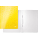 LEITZ chemise  lamelle WOW, A4, en carton, jaune