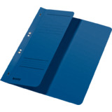LEITZ chemise  oeillets, carton manille, A4, bleu
