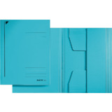 LEITZ chemise-trieur, format A5, carton, 320 g/m2, bleu