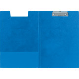 LEITZ porte-bloc  pince avec rabat, A4, couverture PP, bleu