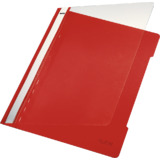 LEITZ chemise  lamelle Standard, format A4, PP, rouge,
