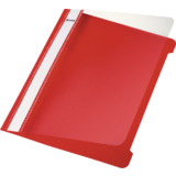 LEITZ chemise  lamelle Standard, format A5, en PVC, rouge