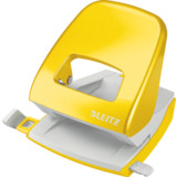 LEITZ perforateur Nexxt 5008,en carton, jaune mtallis