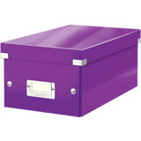 LEITZ Bote de rangement pour DVD click & Store, violet