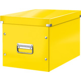LEITZ Bote de rangement click & store WOW cube L, jaune