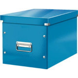 LEITZ Bote de rangement click & store WOW cube L, bleu