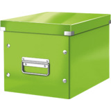 LEITZ Bote de rangement click & store WOW cube M, vert