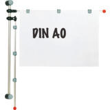 MAUL porte-plans "Wandpresenter", gris