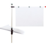 MAUL porte-plans "Tischpresenter", gris, avec pince
