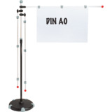 MAUL porte-plans "Mobilpresenter", gris, bras tlscopique