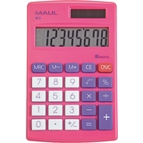 MAUL calculatrice de poche M 8, 8 chiffres, rose