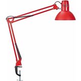 MAUL lampe de bureau MAULstudy, avec pince, rouge