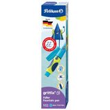 Pelikan stylo plume griffix Neon fresh Blue, pour droitiers