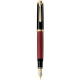 Pelikan stylo plume "Souvern 800", B, noir/rouge
