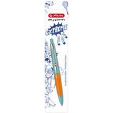 herlitz stylo  bille rtractable my.pen, turquoise/orange