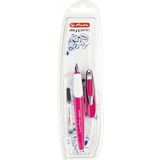 herlitz stylo plume my.pen, largeur de plume: M, rose/blanc