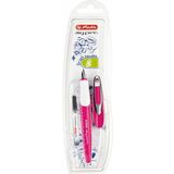 herlitz stylo plume my.pen, largeur de plume: L, rose/blanc