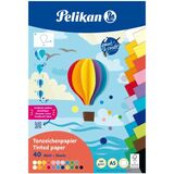 Pelikan bloc de papier de couleur, A5, 40 feuilles, assorti