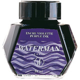 WATERMAN flacon d'encre, contenu: 50 ml, en verre, violet