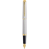 WATERMAN stylo plume Hmisphre, acier G.T.