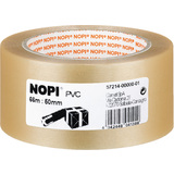 NOPI ruban adhsif d'emballage en PVC, 50 mm x 66 m