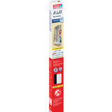 tesa grille anti-mouche alu COMFORT fentre, 1,40 m x 1,50 m