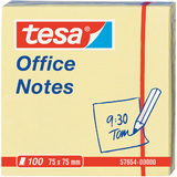 tesa bloc standard adhsif office Notes, 75 x 75 mm, jaune
