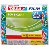 tesa film Ruban adhsif eco & clear pack co, 15 mm x 10 m