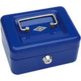 WEDO caisse avec clip, (L)152 x (P)115 x (H)80 mm, bleu
