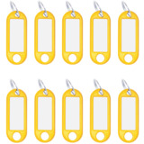WEDO Porte-cls avec anneau, diamtre: 18 mm, jaune