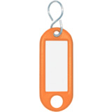 WEDO Porte-cls avec crochet en S, grand paquet, orange