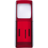 WEDO loupe rectangulaire avec clairage LED, couleur: rouge