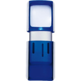 WEDO loupe rectangulaire avec clairage  LED, bleu