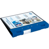 WEDO ergogrip Classeur de prsentation, 38 mm, noir/bleu, A4