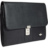WEDO porte-documents Elegance, cuir synthtique/nylon, noir